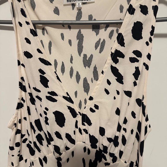 Reformation Calix Dress Savanna - Size M - Picture 3 of 5